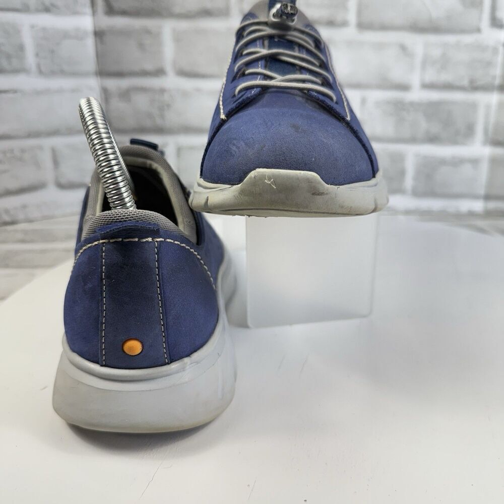 Samuel Hubbard Women's 7.5 Blue Leather Flight Sport Athletic Sneaker Shoes - Picture 5 of 14